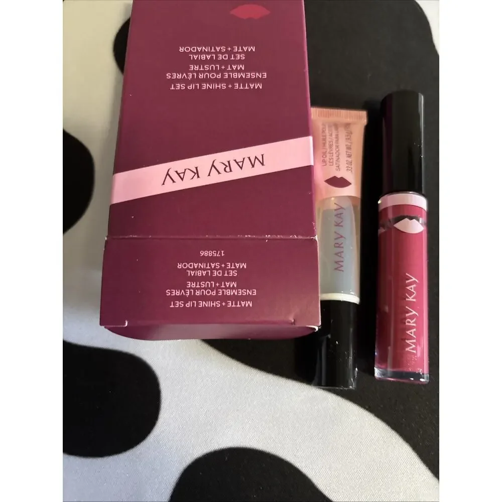 Mary Kay Matte + shine Lip Set 175886 Rose Pink